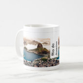 Landschaft von Rio de Janeiro Kaffeetasse (Vorderseite Links)