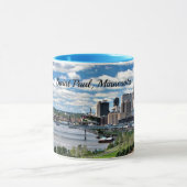 Landschaft von Saint Paul, Minnesota Tasse (Zentrum)