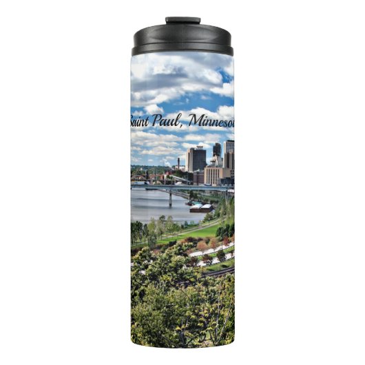 Landschaft von Saint Paul, Minnesota Thermosbecher (Vorderseite)