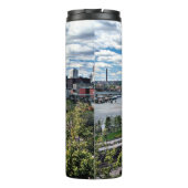 Landschaft von Saint Paul, Minnesota Thermosbecher (Rückseite)