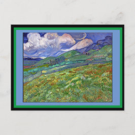 Landschaft von Saint-Ré my, Van Gogh, Postkarte