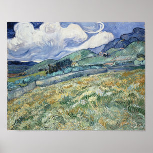 Landschaft von Saint-Rémy (1889) Vincent van Gogh Poster