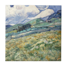 Landschaft von Saint-Rémy von Vincent Van Gogh Fliese