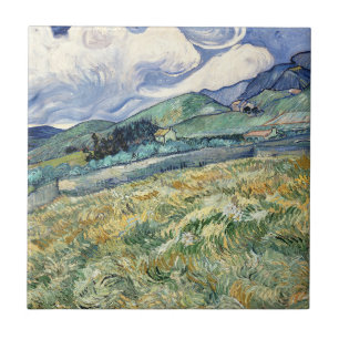 Landschaft von Saint-Rémy von Vincent Van Gogh Fliese