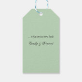 Landschaft von Saint-Rémy von Vincent Van Gogh Geschenkanhänger (Rückseite)