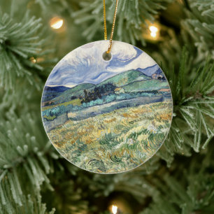 Landschaft von Saint-Rémy von Vincent Van Gogh Keramik Ornament