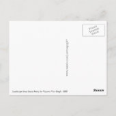 Landschaft von Saint-Remy von Vincent Van Gogh Postkarte (Rückseite)