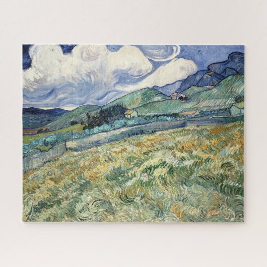 Landschaft von Saint-Rémy von Vincent Van Gogh Puzzle (Horizontal)