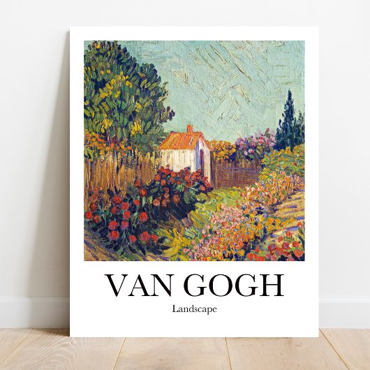 Landschaft von Vincent van Gogh Poster