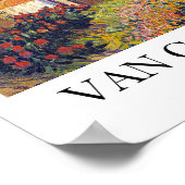 Landschaft von Vincent van Gogh Poster (Ecke)