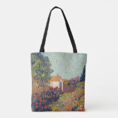 Landschaft von Vincent van Gogh Tasche (Rückseite)