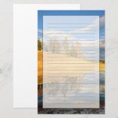 Landschaft von Yellowstone Briefpapier (Vorne/Hinten)