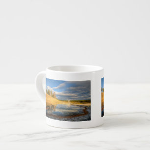 Landschaft von Yellowstone Espressotasse