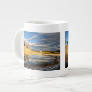 Landschaft von Yellowstone Jumbo-Tasse