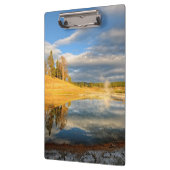 Landschaft von Yellowstone Klemmbrett (Links)