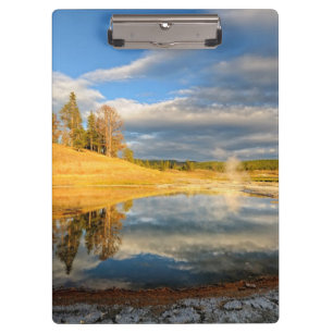 Landschaft von Yellowstone Klemmbrett