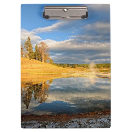 Landschaft von Yellowstone Klemmbrett (Vorderseite)
