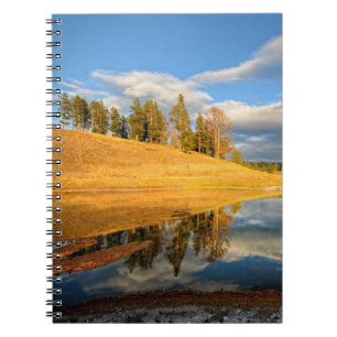 Landschaft von Yellowstone Notizblock