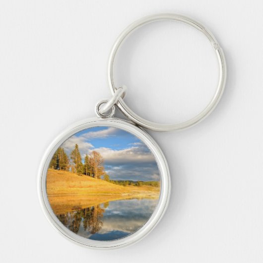 Landschaft von Yellowstone Schlüsselanhänger (Vorne)