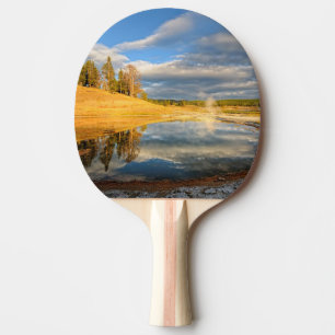 Landschaft von Yellowstone Tischtennis Schläger