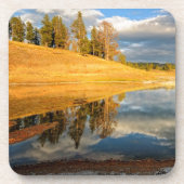 Landschaft von Yellowstone Untersetzer (Vorderseite)