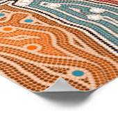 Landschaft vor der Besiedelung Poster (Ecke)