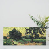 Landschaft w Schloss Auvers von Vincent van Gogh (Stehend Vorderseite)