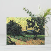 Landschaft w Schloss Auvers von Vincent van Gogh (Stehend Vorderseite)