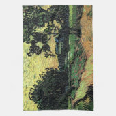 Landschaft w Schloss Auvers von Vincent van Gogh Geschirrtuch (Vertikal)