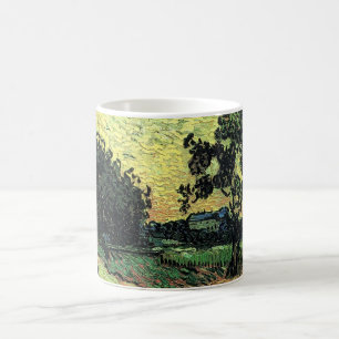 Landschaft w Schloss Auvers von Vincent van Gogh Kaffeetasse