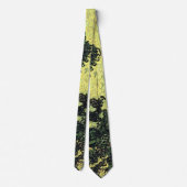 Landschaft w Schloss Auvers von Vincent van Gogh Krawatte (Rückseite)