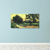 Landschaft w Schloss Auvers von Vincent van Gogh Leinwanddruck (Insitu (Holzboden))