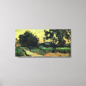 Landschaft w Schloss Auvers von Vincent van Gogh Leinwanddruck (Vorderseite)