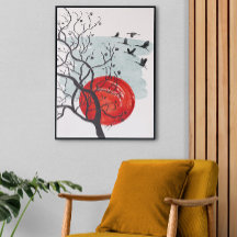 Landschaft Wall Art, moderne Dekoration,