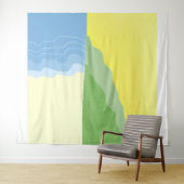 Landschaft Wandteppich (Beispiel (Horizontal))