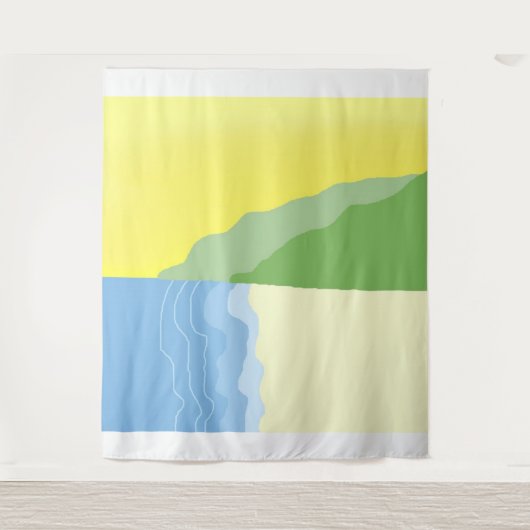 Landschaft Wandteppich (Vorderseite)