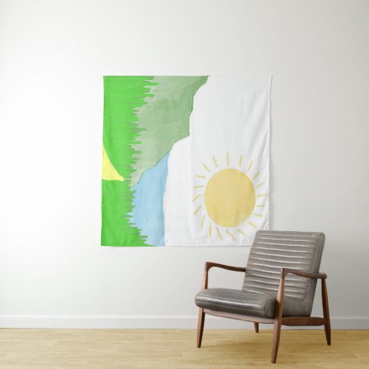 Landschaft Wandteppich (Beispiel (Horizontal))