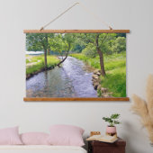 Landschaft Wandteppich Mit Holzrahmen (Schlafzimmer)