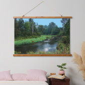 Landschaft Wandteppich Mit Holzrahmen (Schlafzimmer)