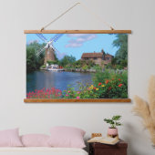 Landschaft Wandteppich Mit Holzrahmen (Schlafzimmer)