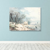 Landschaft: Winter Leinwanddruck (Insitu (Holzboden))