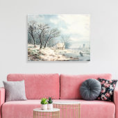 Landschaft: Winter Leinwanddruck (Insitu (Wohnzimmer))