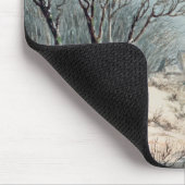 Landschaft: Winter Mousepad (Ecke)