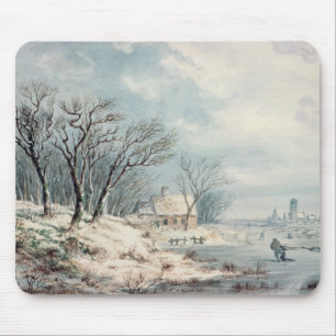 Landschaft: Winter Mousepad