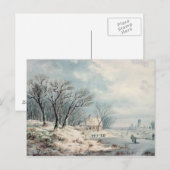 Landschaft: Winter Postkarte (Vorne/Hinten)