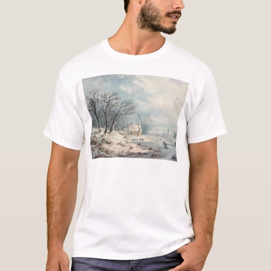 Landschaft: Winter T-Shirt (Vorderseite)