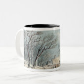 Landschaft: Winter Zweifarbige Tasse (Vorderseite Links)