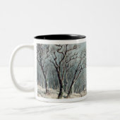 Landschaft: Winter Zweifarbige Tasse (Links)
