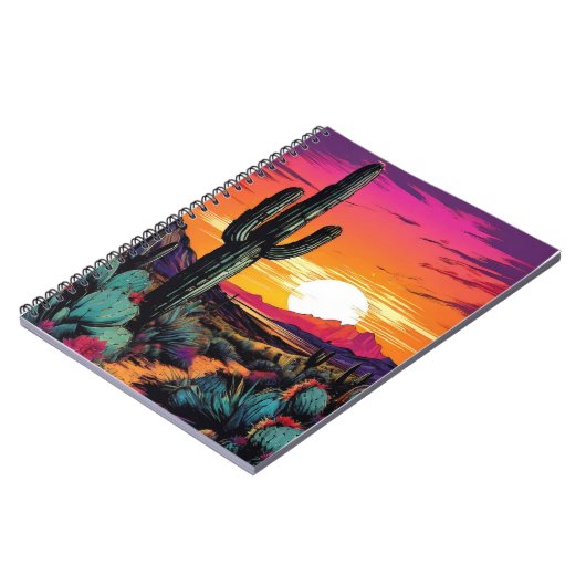 Landschaft Wüste Kunst | Notebook-Journal Notizblock (Linke Seite)