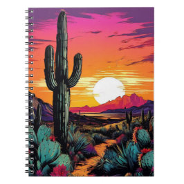 Landschaft Wüste Kunst | Notebook-Journal Notizblock